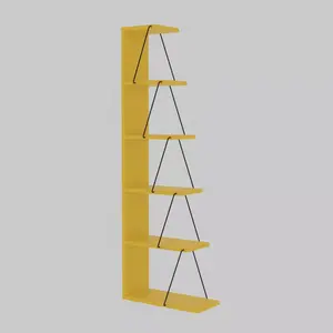 854KLN3608 Полица за книги Tlos - Yellow