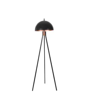 534LUN4597 Подна ламба Fısco Tripod Siyah Lambader Büyük Retro Başlıklı