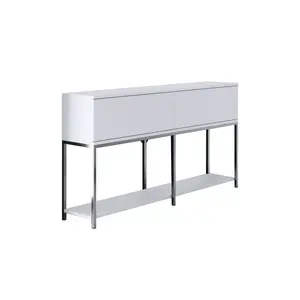 618BLY1205 Комода Lord - White, Silver