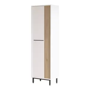 176-000206 Чевларник Scarpiera – природно-бела – 57.2x35.5x185.6cm – за 10–12 пара чевли