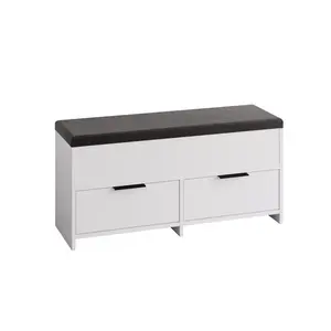 855DTE5162 Плакар за претсобје Cove Shoe Bench - White