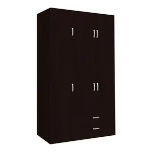 361-000068 Трикрилен плакар со фиоки Ројалво венге боја 150x58x230см