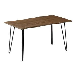 278-000025 Трпезариски сет Izzac Rustic сива 150x90x75cm