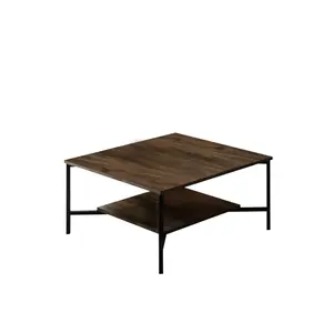 618BLY1150 Клуб Маса Black Line - Walnut, Black
