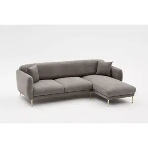 825BLC2834 Аголна гарнитура Simena Right - Grey