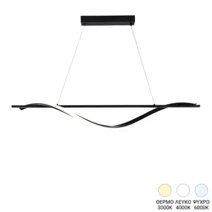 377-000005 Лустер Derzia црна LED