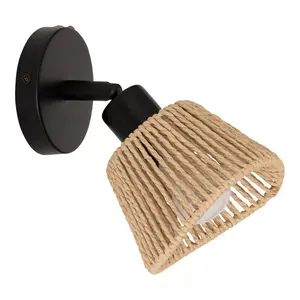 199-000678 Ѕидна ламба Hender природна-црна