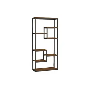 835PUQ3670 Полица Ernst Walnut Black