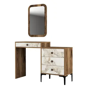 845HCT1210 Тоалетна маса Lizbon 545 - Walnut, White