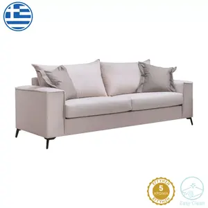 168-000049 Verona тросед крем-мока перници
