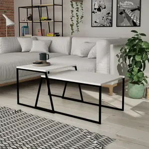855DTE2915 Клуб маса Pal Orta Sehpa - White