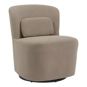 350-000021 Фотелја Swish сива-беж 63x76x76.5cm