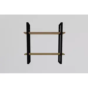 495SSE1107 Полица Buba - Sapphire Oak, Black