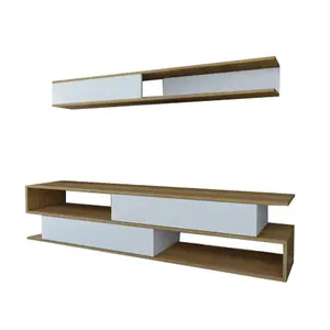 788DEC3063 ТВ Комода Sims - Teak, White