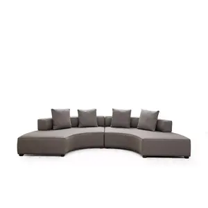 560ARE1203 Софа Gondol-2 (CHL-SOL-CHL-SAĞ) - Grey