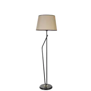 534LUN4587 Подна ламба Alfa Siyah Lambader Pramit Açık Hasır Abajurlu