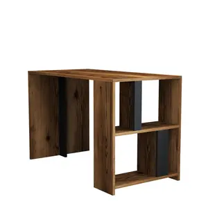 845HCT3839 Биро Lima - Walnut, Anthracite