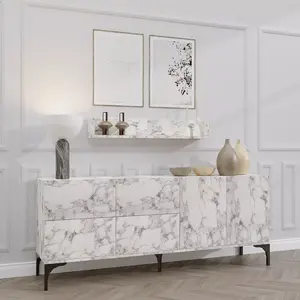 793ELG1815 Комода Stella - Carrara Marble