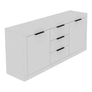 361-000073 Doha комода во бела боја 180x45x80.5cm