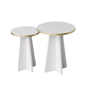 552NOS2376 Клуб маса Mushroom 2 - Gold, White