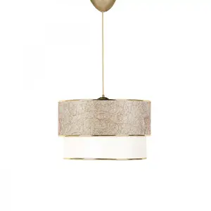 202-000063 Лустер PWL-1089 екрю-златна