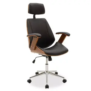 106-000003 Работен стол Stratos black-walnut wood