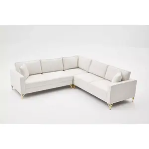 825BLC2810 Софа Berlin - Cream, Gold