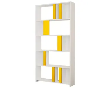 845HCT3639 Полица за книги Lima - White, Yellow