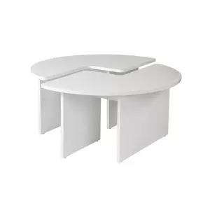 241NRD1405 Клуб маса Moira - Natural White