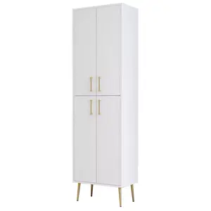 845HCT5523 Плакар за претсобје Berlin A - White, Gold