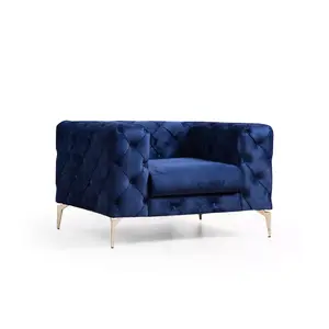 569HLN1127 Фотеља Como - Navy Blue