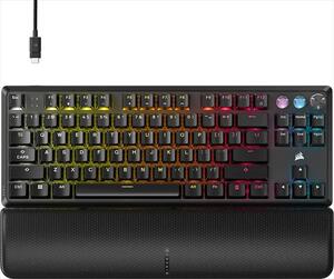 KEYBOARD MECHANICAL CORSAIR K70 PRO TKL RGB, MGX HYPERDRIV– MAGNETIC, Black,  CH-911911G-NA