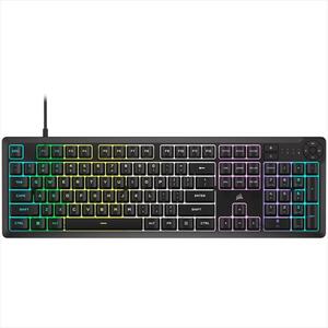KEYBOARD MECHANICAL CORSAIR K55 CORE RGB, Rubber Dome SWITCHES, Black, CH-9226C65-NA