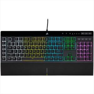 KEYBOARD MECHANICAL CORSAIR K55 PRO RGB, Rubber Dome SWITCHES, Black, CH-9226765-NA