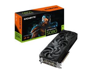 GIGABYTE nVidia GeForce RTX 5080 WINDFORCE OC 16GB 256bit GV-N5080WF3OC-16GD rev. 1.0
