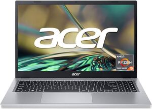 ACER Aspire 3 (A315-24P-R8SP), 15.6" IPS FHD (1920 x 1080) resolution, AMD Ryzen™ 5 7520U, 16 GB DDR5, 512GB PCIe NVMe SSD, 2xUSB 3.2, 1xUSB-C, HD WEBCam, HDMI, Wi-Fi 2x2 AC, BT 5.2 лаптоп