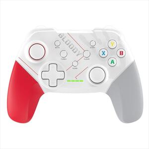 GAME PAD WIRELESS A4TECH BLOODY GPW50, 2.4G+Wired,PC, PS3, Android, White-Red, A4-CON-GPW50-WH