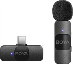 MICROPHONE WIRELESS BOYA BY-V10, USB-C receiver, black