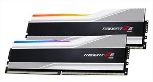 RAM DDR5 64GB(2x32GB) 6400MHz CL32 G.SKILL Trident Z5 RGB Intel XMP metalic silver F5-6400J3239G32GX2-TZ5RS