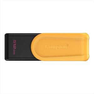 USB Flash Drive 3.2 Gen1 512GB KINGSTON DATA TRAVELER EXODIA S, Black/Orange, DTXS/512GB