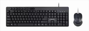 COMBO KEYBOARD AND MOUSE WIRED GEMBIRD Black, KBS-UM-04