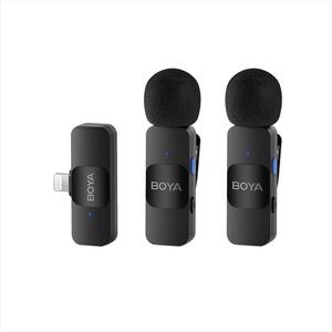 MICROPHONE WIRELESS BOYA BY-V2, 2x MIC, USB-C receiver, black