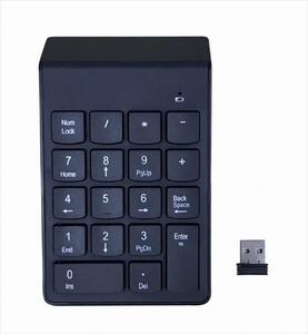 KEYPAD WIRELESS GEMBIRD w/18 BUTTONS BLACK, KPD-W-02