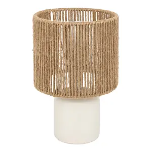 199-000677 Leyda ламба керамика бело-природна