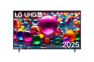 LG 65 UA 74003 LB, 4K UHD, Smart TV, WebOS 25, а7 АI Processor 4K Gen8, LG ThinQ, HDR10