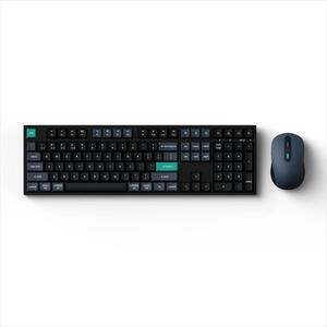 COMBO KEYBOARD AND MOUSE WIRELESS KEYCHRON B36 FULLSIZE + BM25 Scissor switch Multi-Device (Wired, 2.4Ghz,Bluetooth), Deep Black, KCBD2