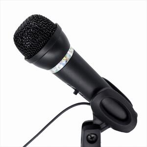 MICROPHONE GEMBIRD Condenser with desk-stand, 1x3.5 audio jack, 1.3m cord, MIC-D-04