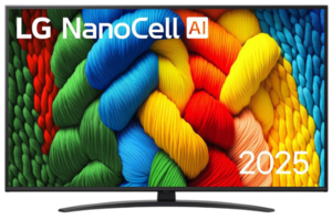 LG UHD 50 NANO 81A3A, 4K UHD, NANO SMART, webOS 25, a7 Gen8, ThinQ, HDR10