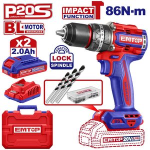 Emtop ECIDL208687 Батериски одвртувач