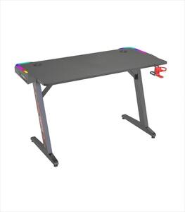 GAMING DESK RGB EG106 w/mousepad,  cup and headphones holder, up to 80kg, BlackGAMING DESK RGB EG106 w/height adjustment, w/mousepad,  cup and headphones holder, up to 80kg, Black